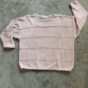New York Style knitted Pink Women's Sweater